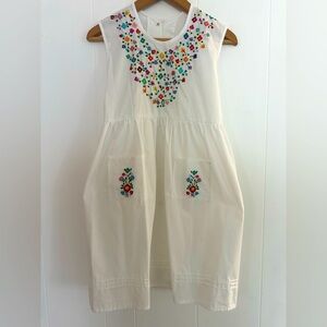 HAND EMBROIDERED GIRL DRESS US SIZE 10